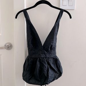 Free people black tank top